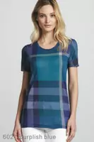 2013 burberry t-shirt mujer populaire coton london purplish blue